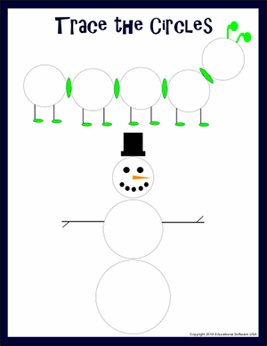 circle the circles fun math worksheet