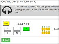 Kindergarten Math Games