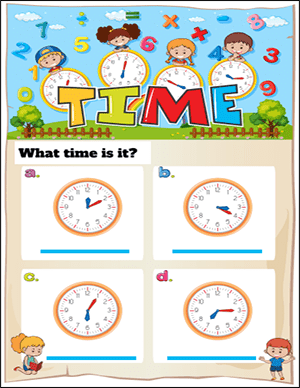 Telling Time Worksheet